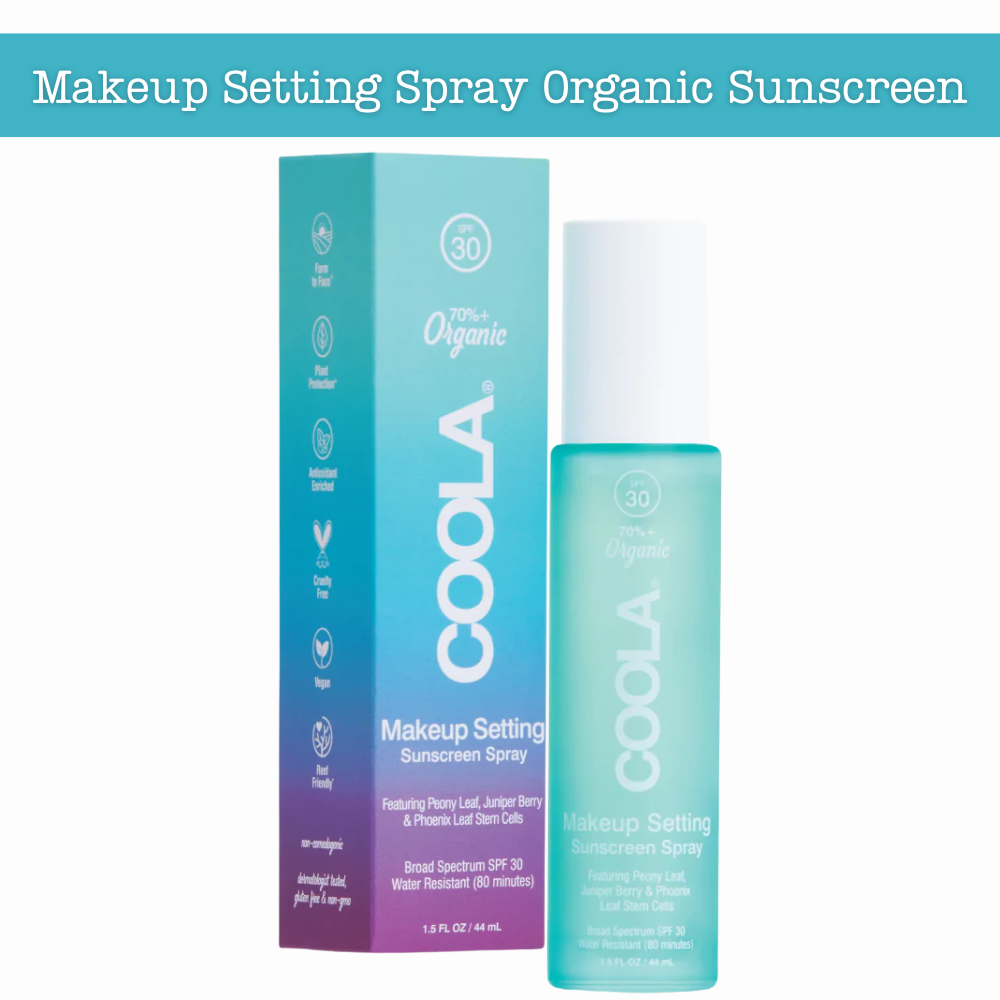 Makeup Setting Spray with SPF 30 Organic Sunscreen